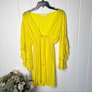 - Elan Bright Yellow Beach Cover Up